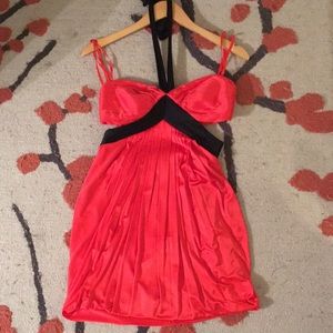 Sexy Cut-Out Halter BCBG Dress